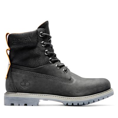 timberland 6 inch boots black womens