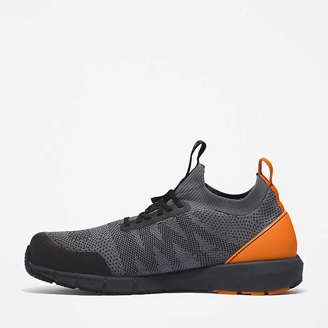Men Black Knit Detail Breathable Sneakers, Round Toe Sporty
