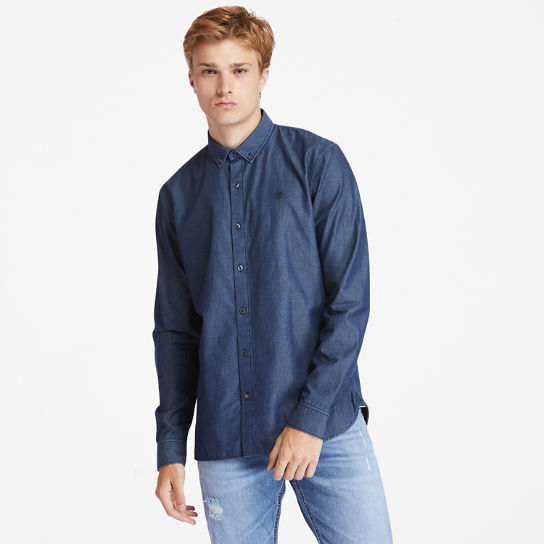 Men's Mumford River Slim-Fit Chambray Shirt