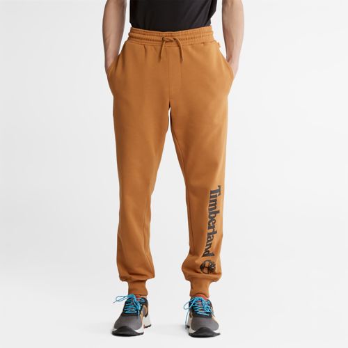 Pantalon molletonné avec logo pour hommes-