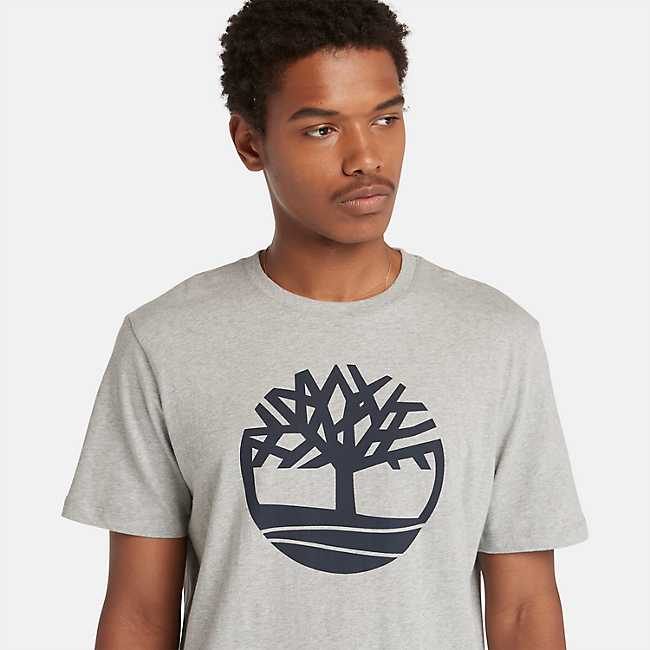 Men\'s Kennebec Timberland CA Logo T-Shirt Tree River 
