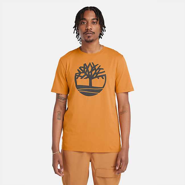 Timberland T-Shirt US | Men\'s Logo Kennebec River Tree
