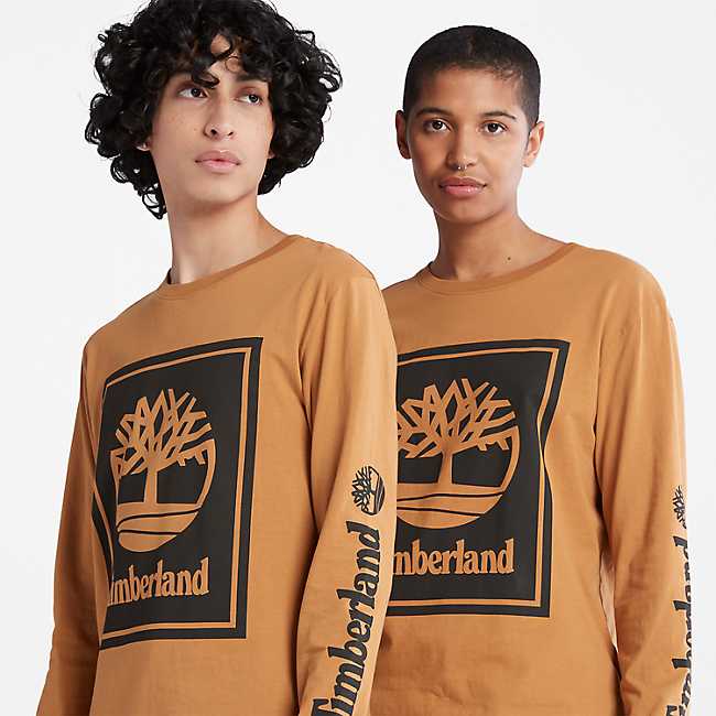 Timberland Logo Long Sleeve T-Shirt