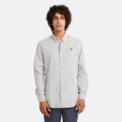 Men's Striped Seersucker Shirt
