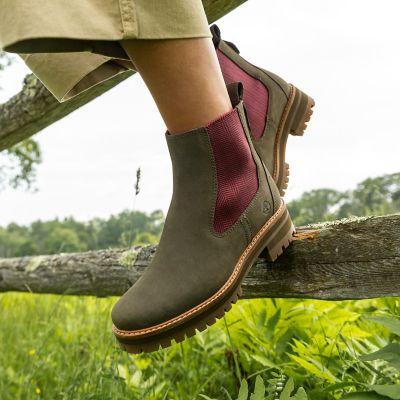 timberland green chelsea boots