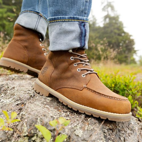 Men's Redwood Falls Waterproof Moc-Toe Boots-
