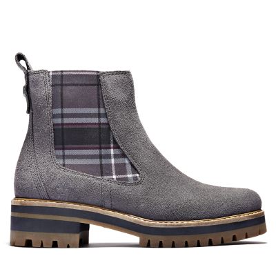 timberland courmayeur valley chelsea boots grey