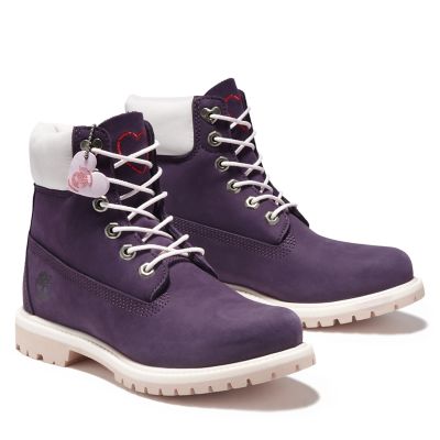 womens purple timberland boots