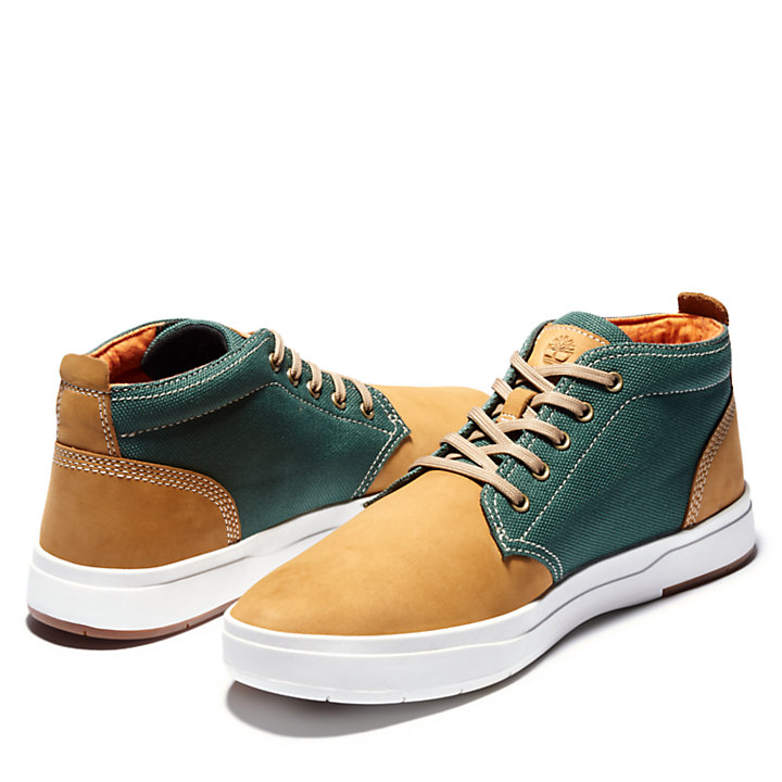 Men's Davis Square Mixed-Media Chukka Shoes | Timberland US Store