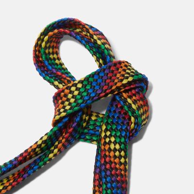 Rainbow Flat Polyester Laces 52in/132cm