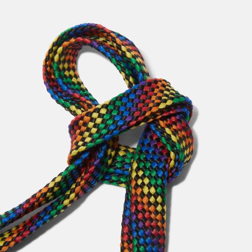 Rainbow Flat Polyester Laces 52in/132cm-