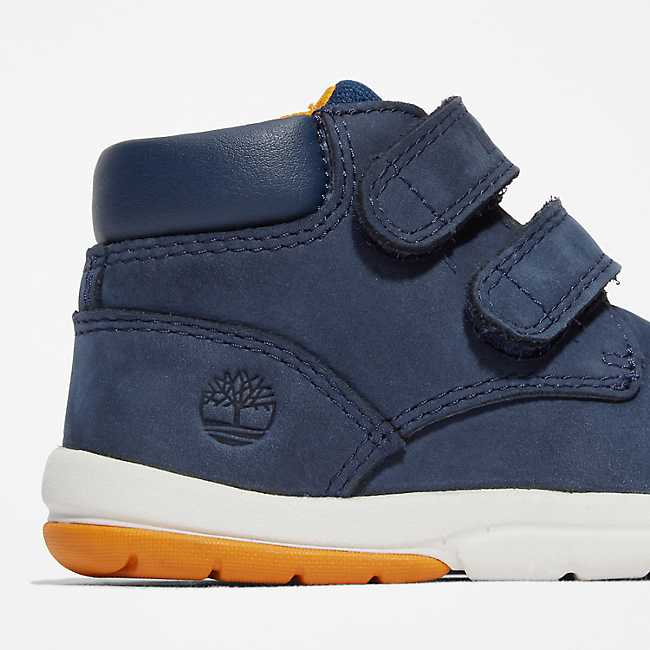 Toddler Toddle Tracks Hook & Loop Boots Navy | Timberland US