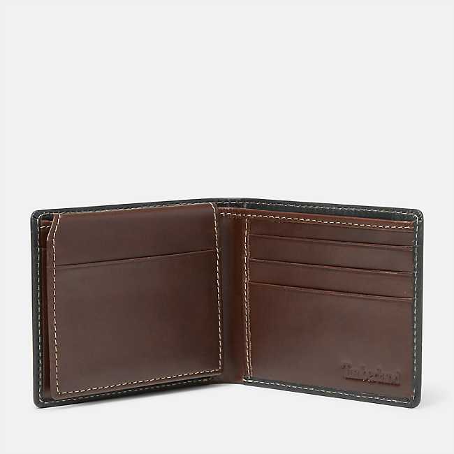 Men's Waxed Leather Passcase Wallet