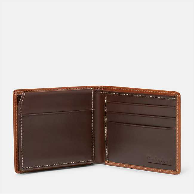Men's Waxed Leather Passcase Wallet