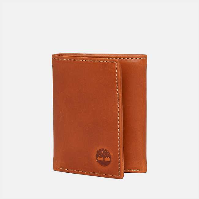 Men's Smooth Leather Trifold Wallet