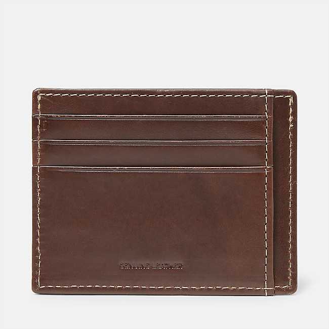 Men's Waxy Pull Up Card Case