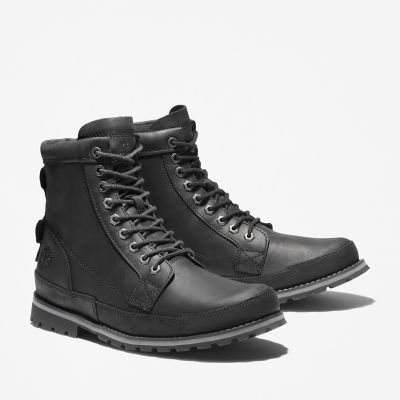 Timberland sale cuir noir