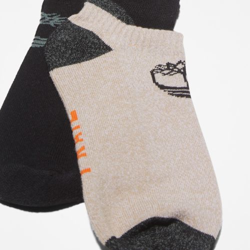 Men's 2-Pack Half-Cushioned No-Show Trail Socks-
