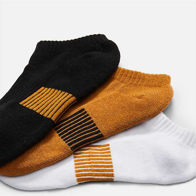 Men's 3-Pack Newmarket Village Half Cushion No-Show Socks | Timberland US