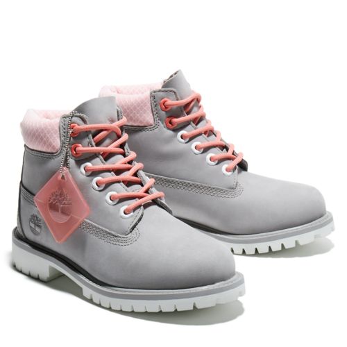 Youth Hi-Vis Timberland® Premium 6-Inch Waterproof Boots-