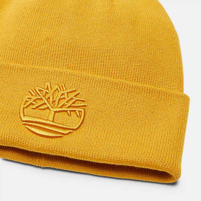 US Timberland Embroidery Beanie 3D Tonal |