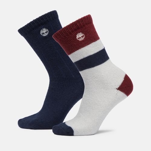 Women's 2-Pack Marled-Stripe Boot Socks-