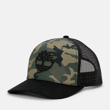 Camo Print Trucker Hat