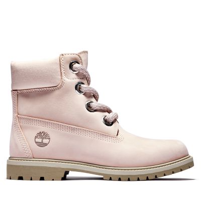 timberland baby pink boots