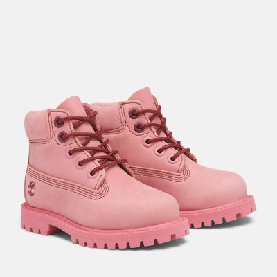 Pink timberlands sale for babies