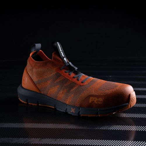 Men's Radius Knit Comp-Toe Slip-On Work Shoes-