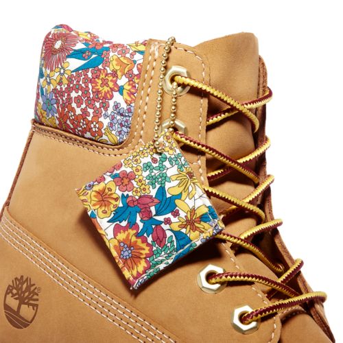Women's Timberland Premium Waterproof 6-inch Boots made with Liberty Fabric-
