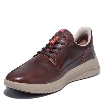 bradstreet leather sneaker for men in dark brown