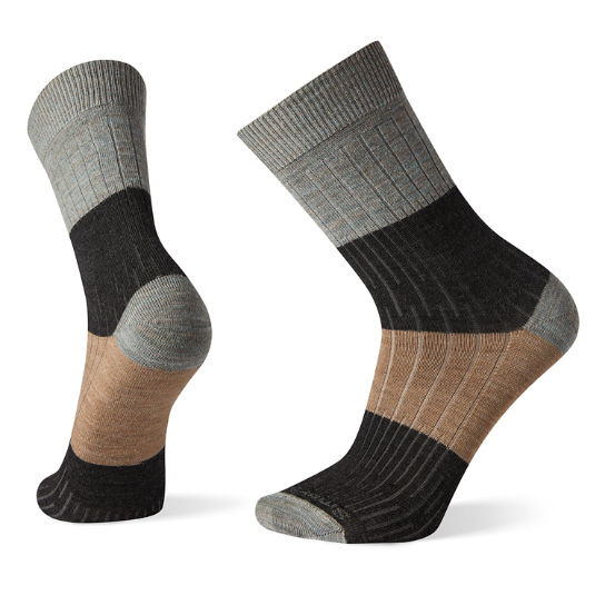 Men's Smartwool® Ribbed Colorblocked Crew Socks
