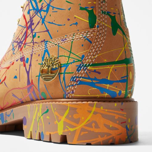 Men's Paint Splash 6-Inch Waterproof Boots-