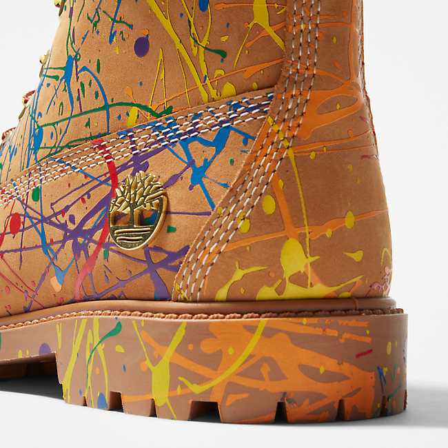 Women's Paint Splash 6-Inch Waterproof Boots