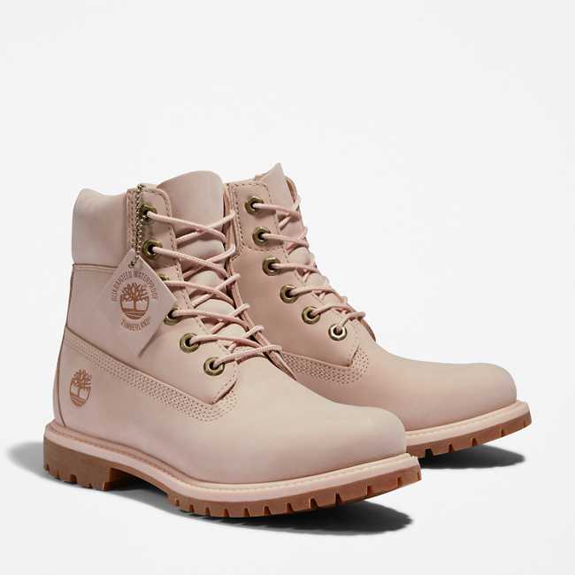 pink work boots for women