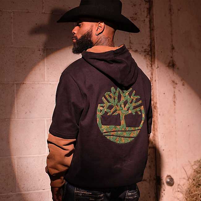 Black Pioneers Embroidered Tree Hoodie