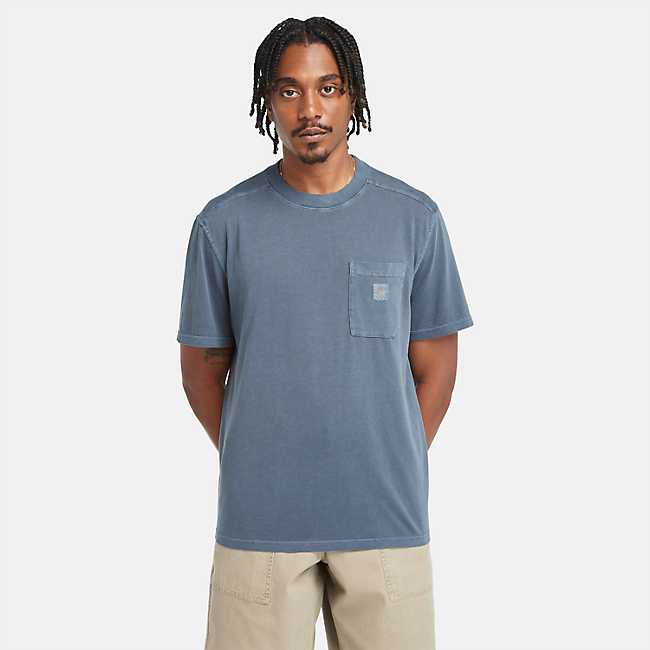 T-shirt de style Merrymack River à poche poitrine pour hommes