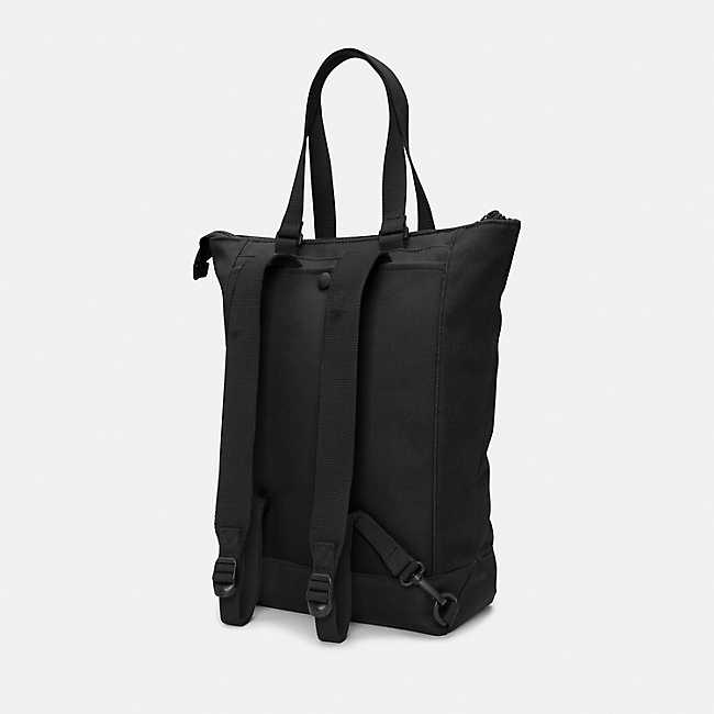 Canvas and Leather Tote Backpack