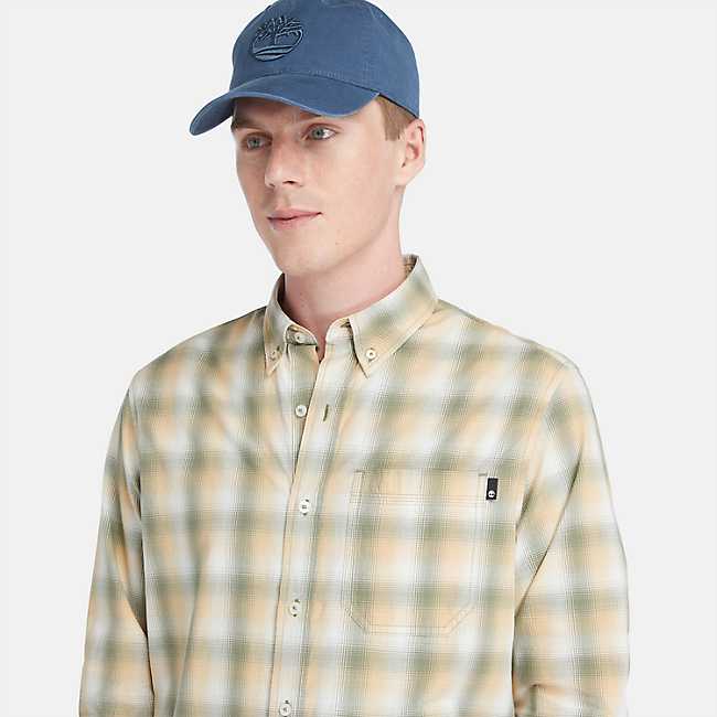 Men's Checkered Poplin Shirt