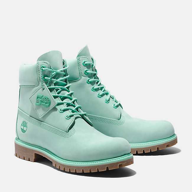 Timberland Mens 6 Boots - Teal/Teal Size 07.5
