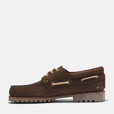 Men's 3-Eye Lug Handsewn Boat Shoe