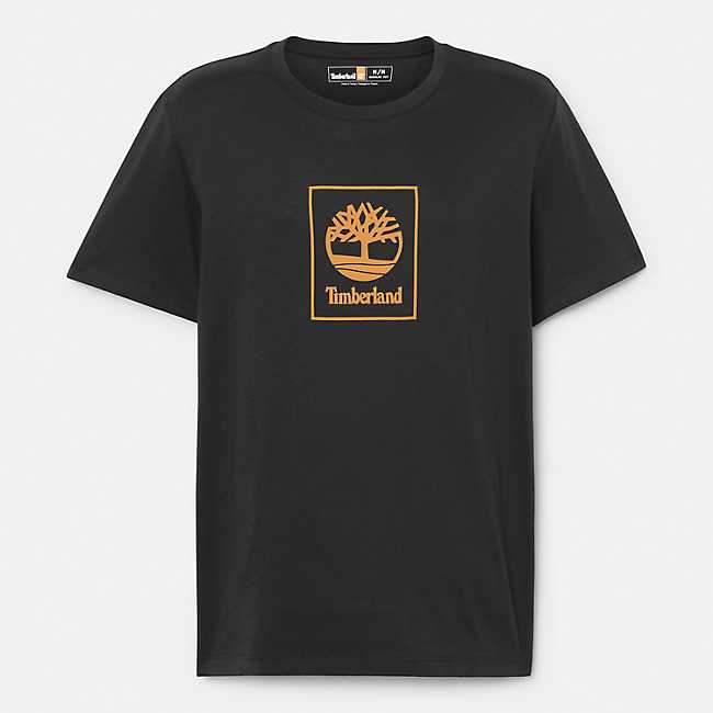 Men\'s Short Logo | Stack T-Shirt US Sleeve Timberland