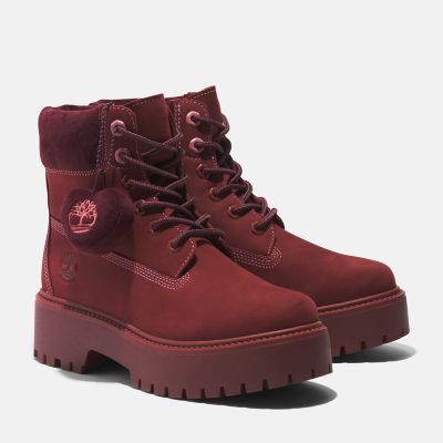 Timberland sale maroon boots