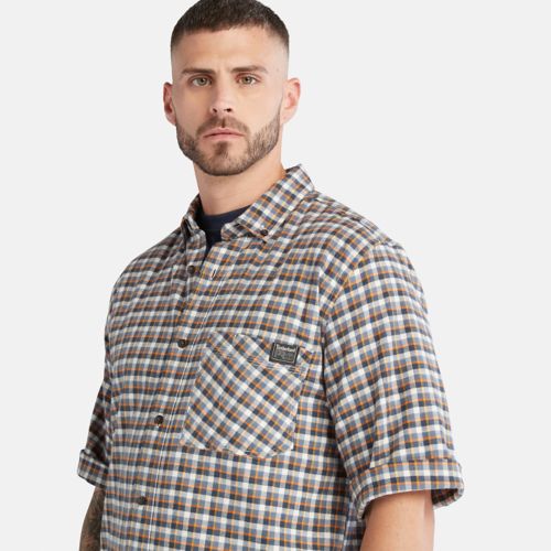 Men's Timberland PRO® Woodfort Lightweight Flannel Flex Shirt-