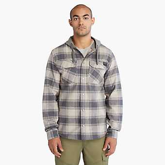 Men's Timberland PRO® Woodfort Midweight Flannel Sweatshirt Hoodie