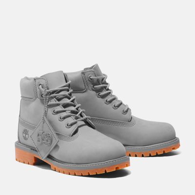 Timberland slim premium 6 top inch boots forged iron nubuck