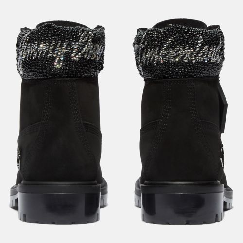 Women's Jimmy Choo x Timberland® 6-Inch Crystal-Collar Boot-