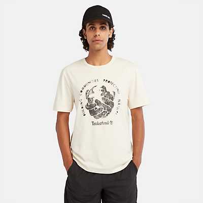 T-shirt avec imprimé Protecting Nature pour hommes