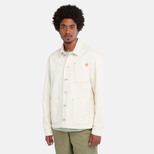 Cotton/Hemp Denim Chore Jacket-